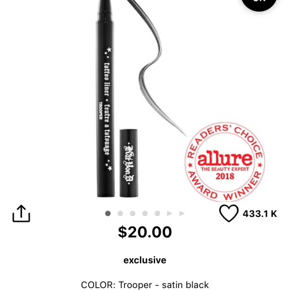 Kat Von D Tattoo Liner in Trooper